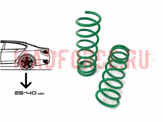 Пружины заниженные Toyota JZX81 пара, зад