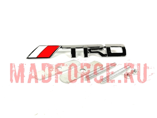Шильд на бампер с крепежом TRD Style