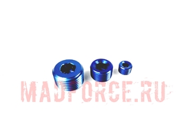 Заглушка 1/8-27 NPT ALU под 6 гранный ключ